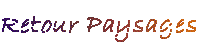 Retour Paysages