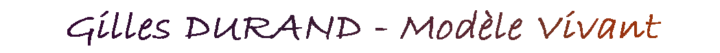 Gilles DURAND - Peintre, Aquarelles, Modele Vivant